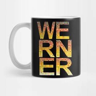 Werner, name, typography Mug